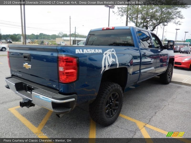 Deep Ocean Blue Metallic / Dark Ash/Jet Black 2018 Chevrolet Silverado 2500HD LT Crew Cab 4x4