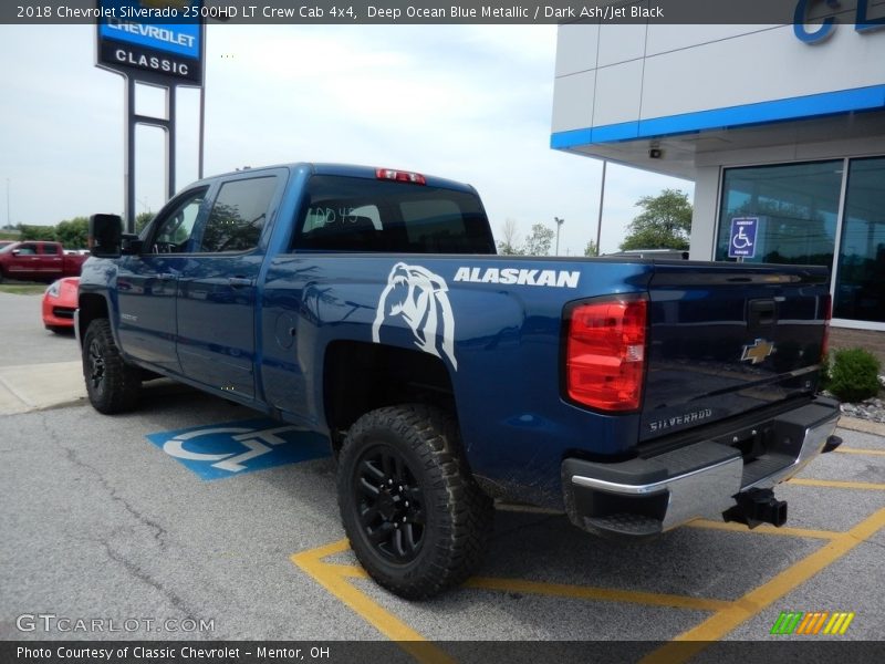 Deep Ocean Blue Metallic / Dark Ash/Jet Black 2018 Chevrolet Silverado 2500HD LT Crew Cab 4x4