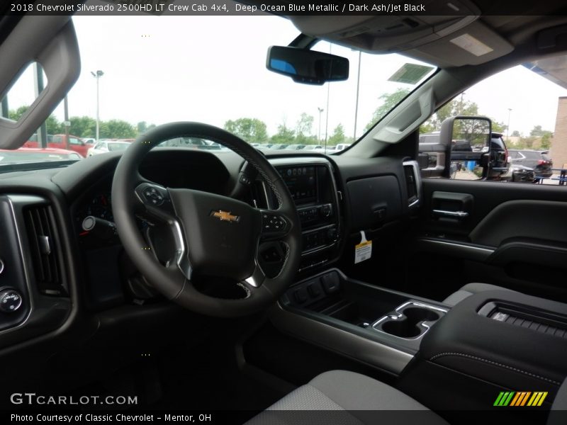 Deep Ocean Blue Metallic / Dark Ash/Jet Black 2018 Chevrolet Silverado 2500HD LT Crew Cab 4x4