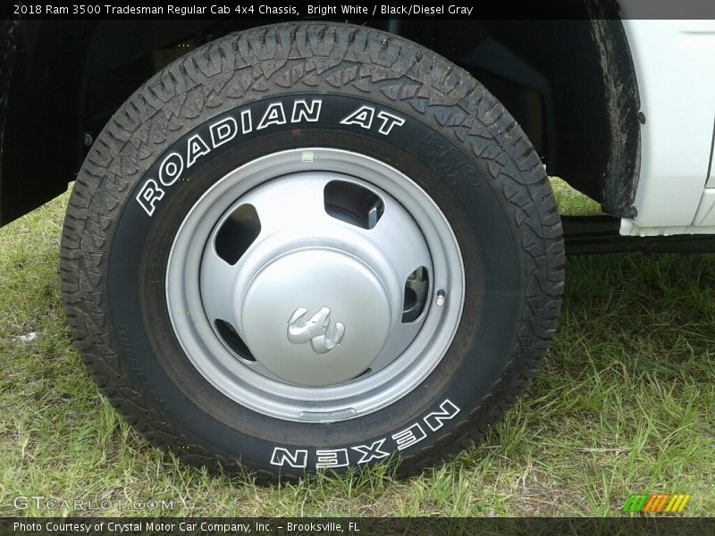  2018 3500 Tradesman Regular Cab 4x4 Chassis Wheel