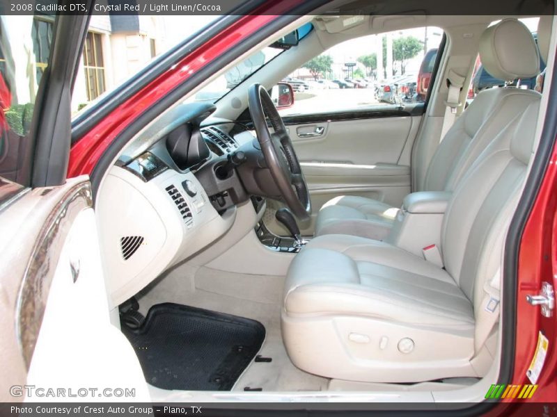 Crystal Red / Light Linen/Cocoa 2008 Cadillac DTS