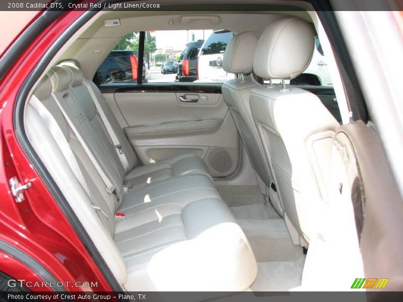 Crystal Red / Light Linen/Cocoa 2008 Cadillac DTS