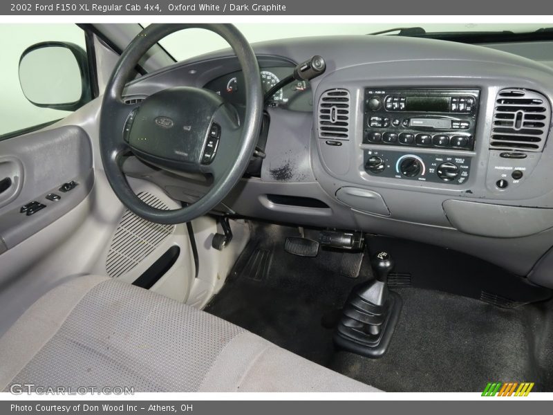 Oxford White / Dark Graphite 2002 Ford F150 XL Regular Cab 4x4