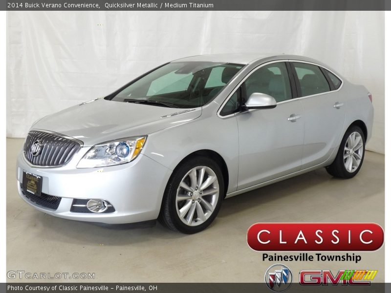 Quicksilver Metallic / Medium Titanium 2014 Buick Verano Convenience