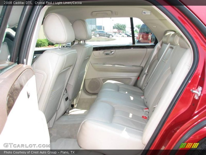 Crystal Red / Light Linen/Cocoa 2008 Cadillac DTS
