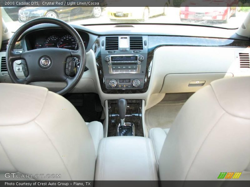 Crystal Red / Light Linen/Cocoa 2008 Cadillac DTS
