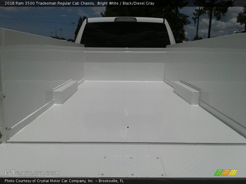 Bright White / Black/Diesel Gray 2018 Ram 3500 Tradesman Regular Cab Chassis