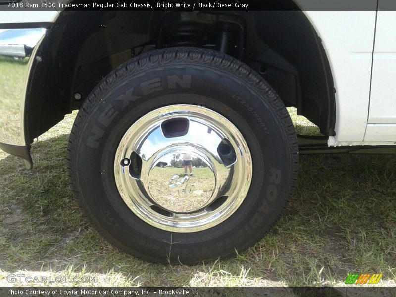 Bright White / Black/Diesel Gray 2018 Ram 3500 Tradesman Regular Cab Chassis