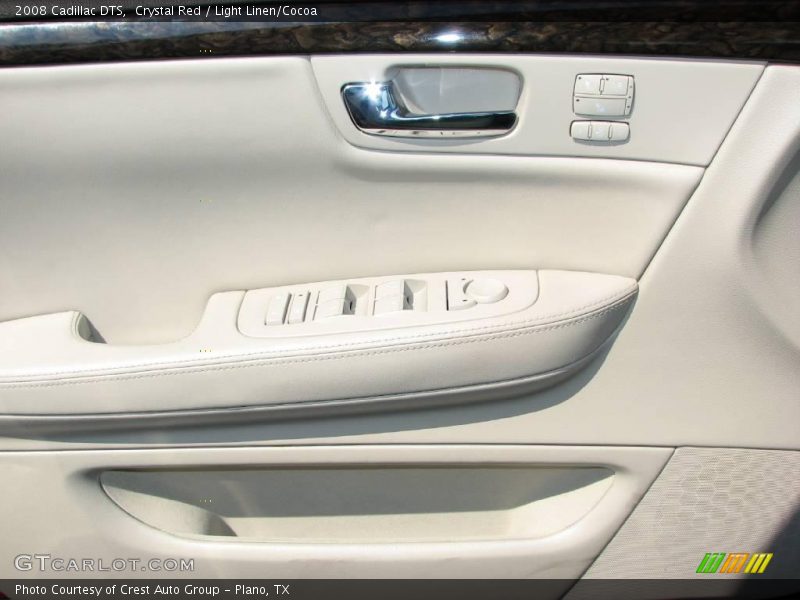Crystal Red / Light Linen/Cocoa 2008 Cadillac DTS