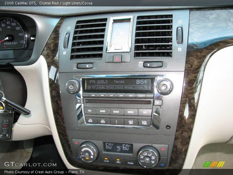 Crystal Red / Light Linen/Cocoa 2008 Cadillac DTS