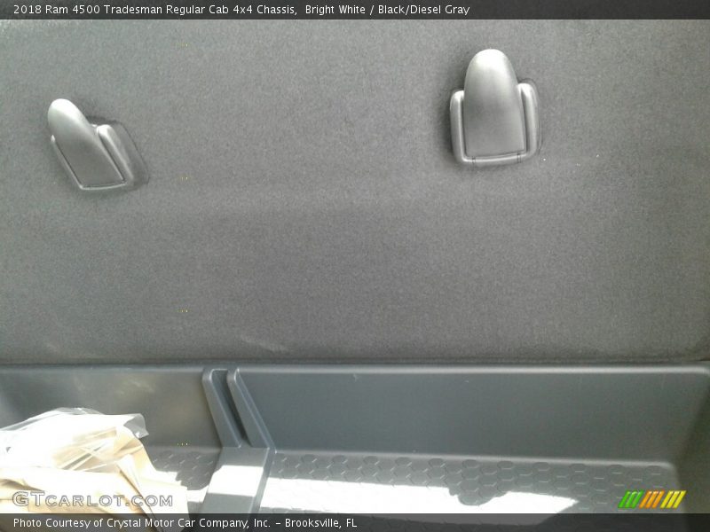 Bright White / Black/Diesel Gray 2018 Ram 4500 Tradesman Regular Cab 4x4 Chassis