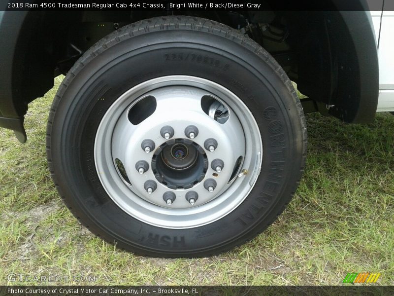 Bright White / Black/Diesel Gray 2018 Ram 4500 Tradesman Regular Cab 4x4 Chassis