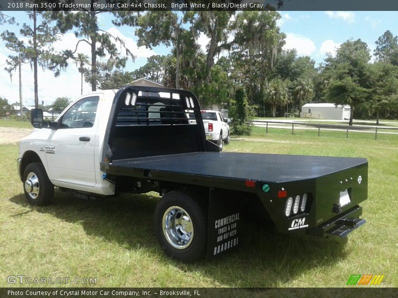 Bright White / Black/Diesel Gray 2018 Ram 3500 Tradesman Regular Cab 4x4 Chassis