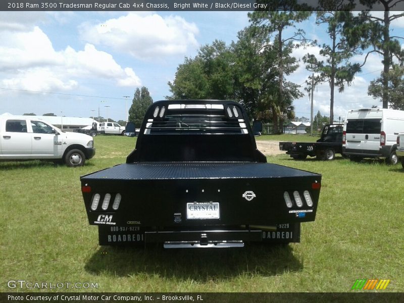 Bright White / Black/Diesel Gray 2018 Ram 3500 Tradesman Regular Cab 4x4 Chassis