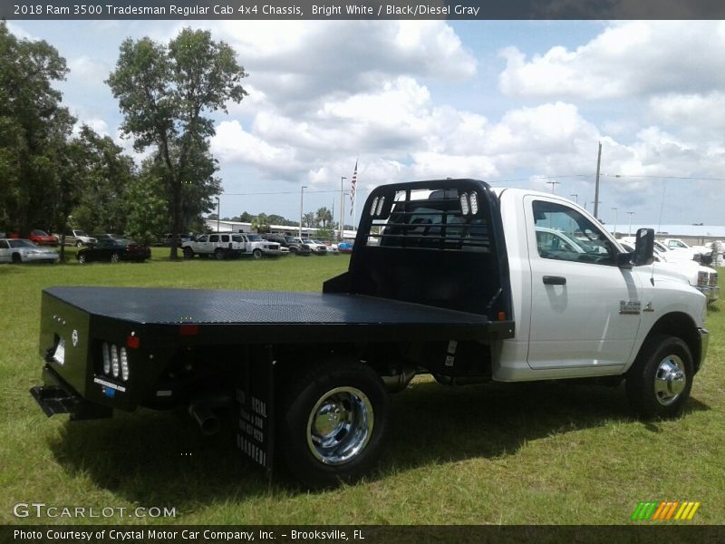Bright White / Black/Diesel Gray 2018 Ram 3500 Tradesman Regular Cab 4x4 Chassis