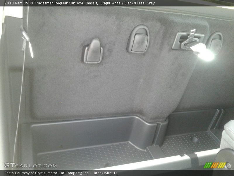 Bright White / Black/Diesel Gray 2018 Ram 3500 Tradesman Regular Cab 4x4 Chassis