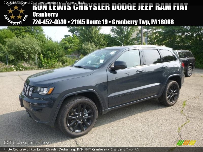 Rhino / Black 2018 Jeep Grand Cherokee Laredo 4x4