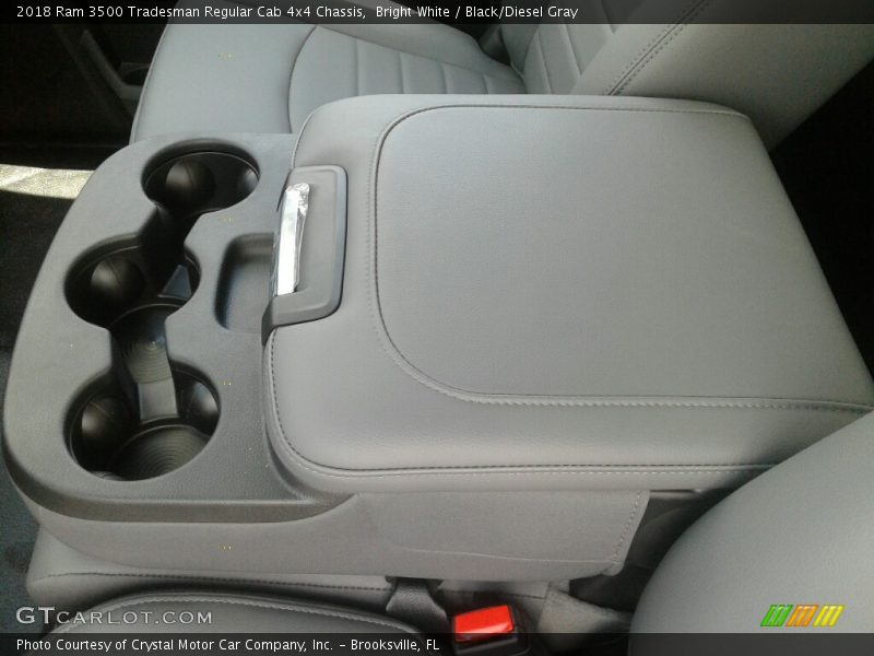 Bright White / Black/Diesel Gray 2018 Ram 3500 Tradesman Regular Cab 4x4 Chassis