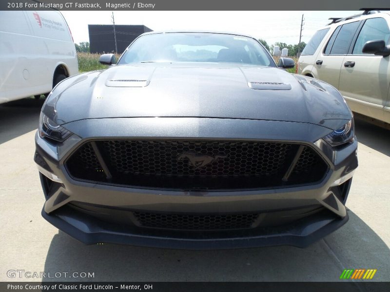 Magnetic / Ebony 2018 Ford Mustang GT Fastback