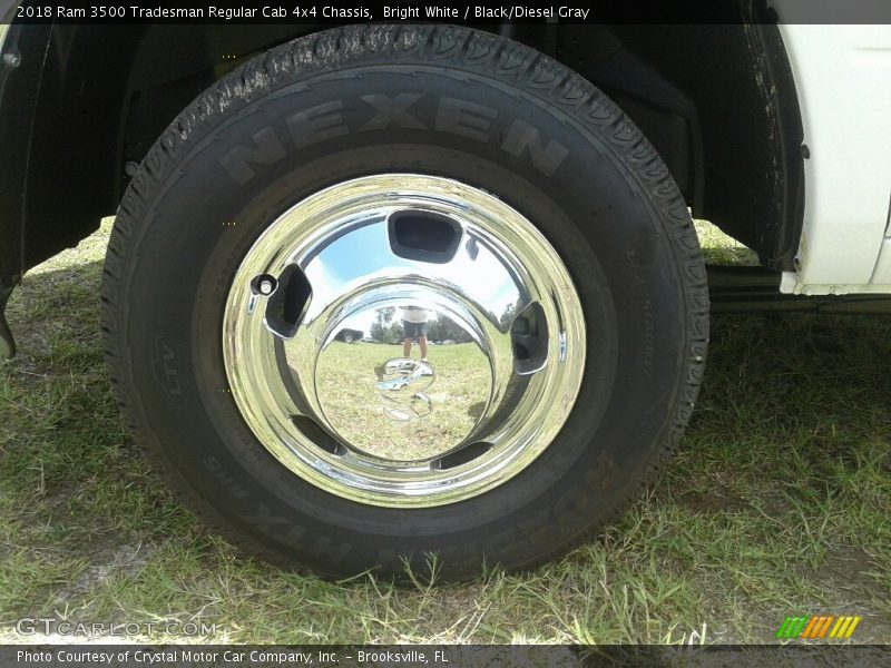 Bright White / Black/Diesel Gray 2018 Ram 3500 Tradesman Regular Cab 4x4 Chassis