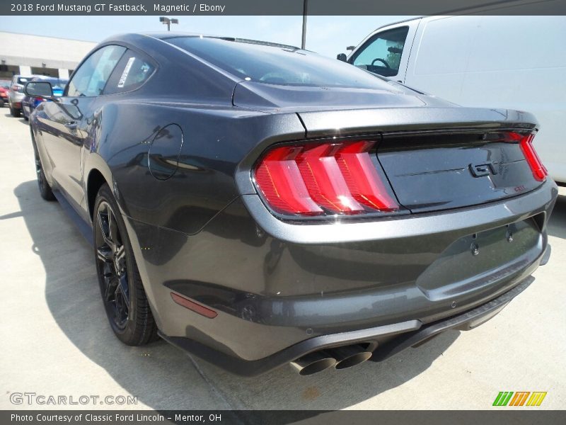 Magnetic / Ebony 2018 Ford Mustang GT Fastback