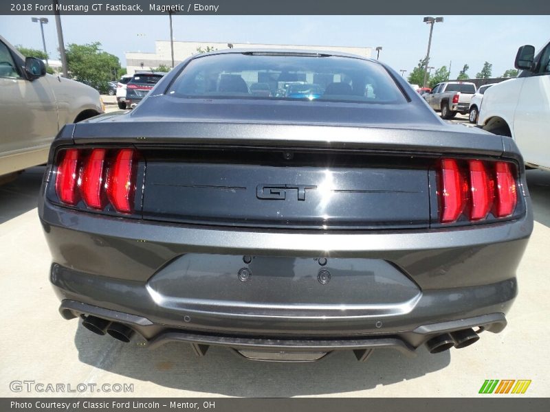 Magnetic / Ebony 2018 Ford Mustang GT Fastback