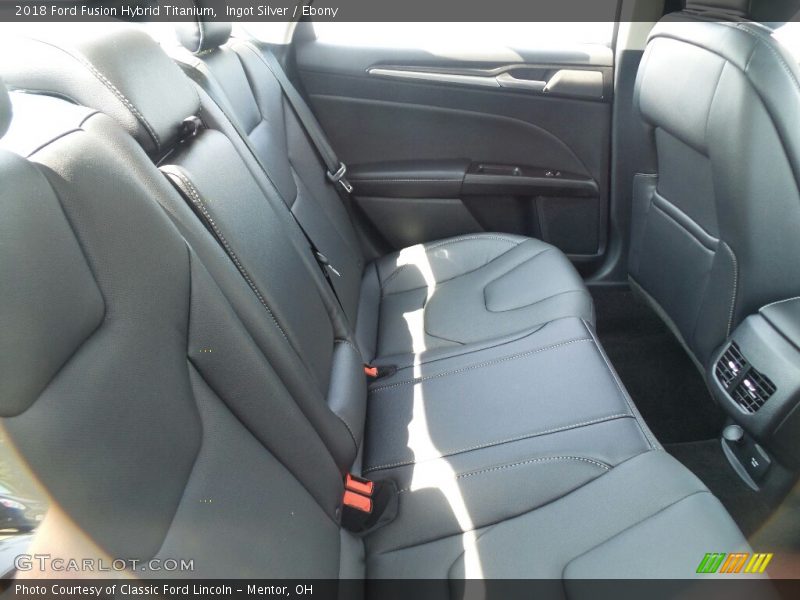 Ingot Silver / Ebony 2018 Ford Fusion Hybrid Titanium