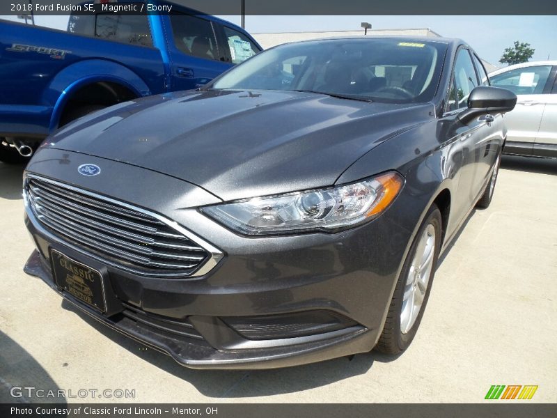 Magnetic / Ebony 2018 Ford Fusion SE