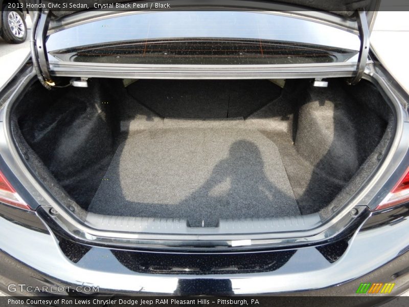 Crystal Black Pearl / Black 2013 Honda Civic Si Sedan