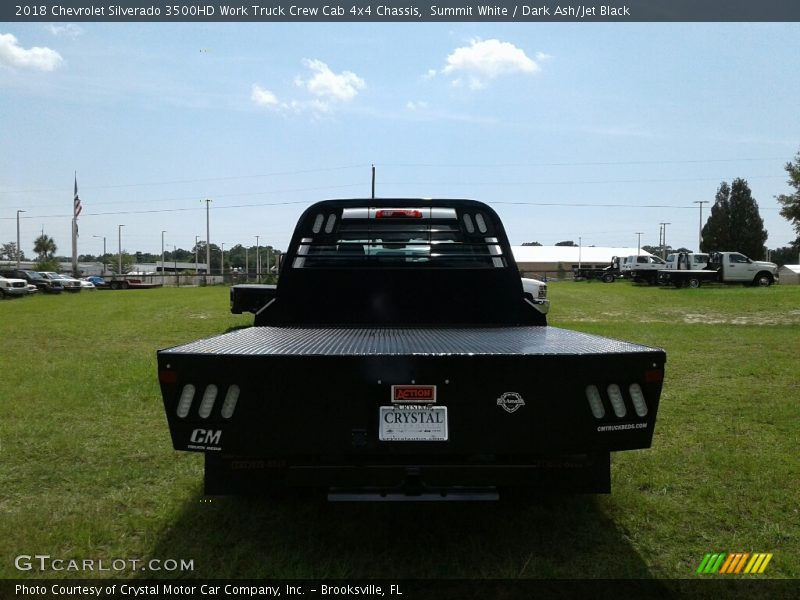 Summit White / Dark Ash/Jet Black 2018 Chevrolet Silverado 3500HD Work Truck Crew Cab 4x4 Chassis