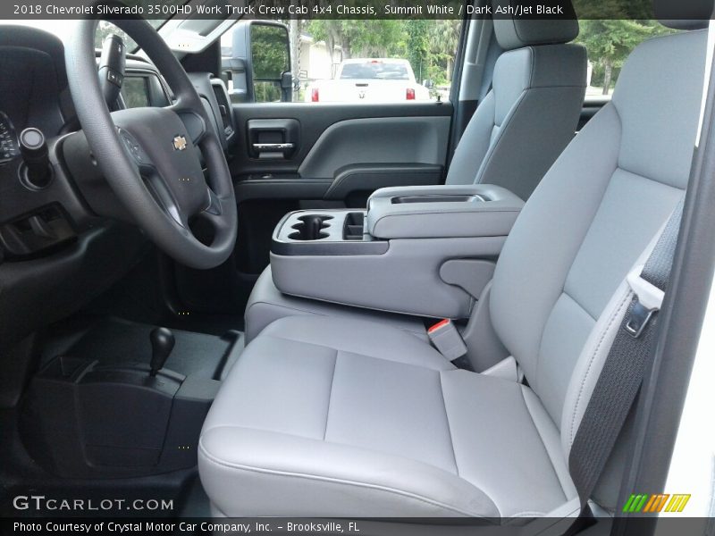 Summit White / Dark Ash/Jet Black 2018 Chevrolet Silverado 3500HD Work Truck Crew Cab 4x4 Chassis