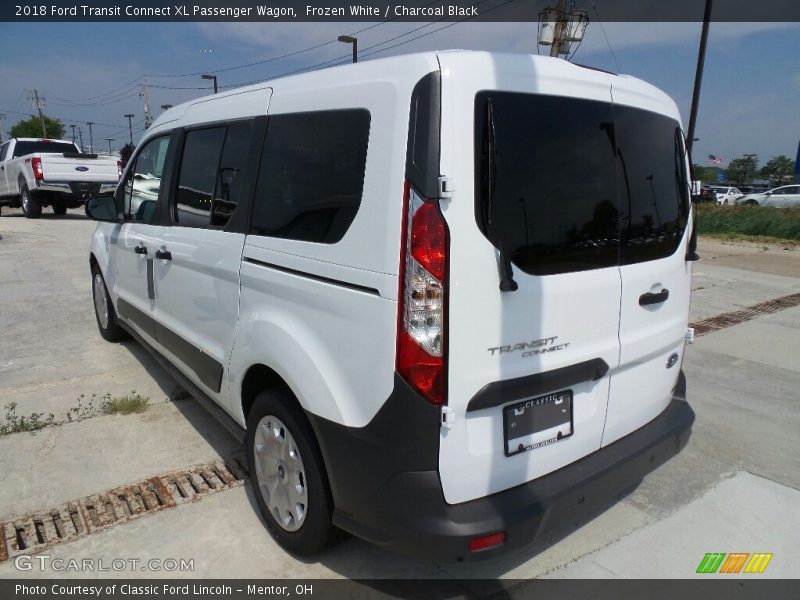 Frozen White / Charcoal Black 2018 Ford Transit Connect XL Passenger Wagon
