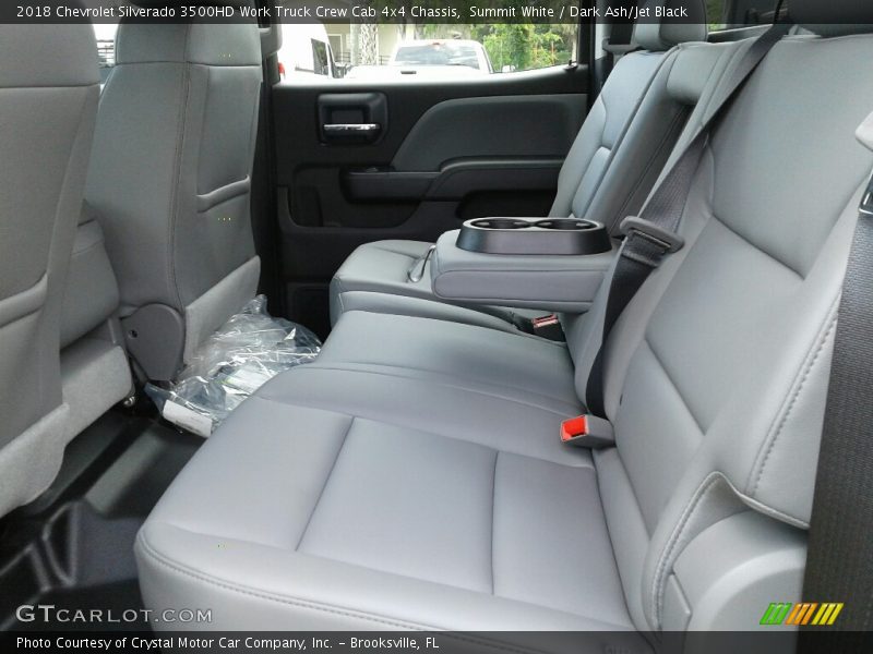 Summit White / Dark Ash/Jet Black 2018 Chevrolet Silverado 3500HD Work Truck Crew Cab 4x4 Chassis