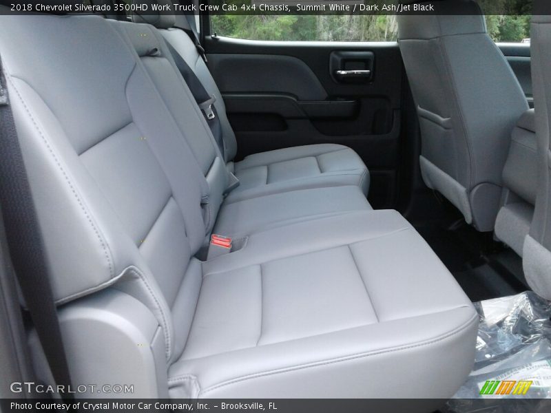 Summit White / Dark Ash/Jet Black 2018 Chevrolet Silverado 3500HD Work Truck Crew Cab 4x4 Chassis
