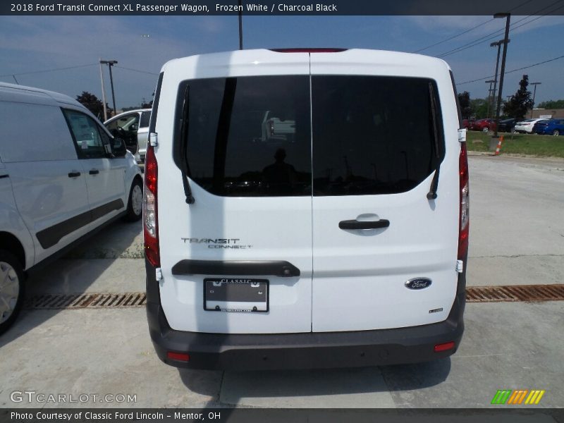 Frozen White / Charcoal Black 2018 Ford Transit Connect XL Passenger Wagon