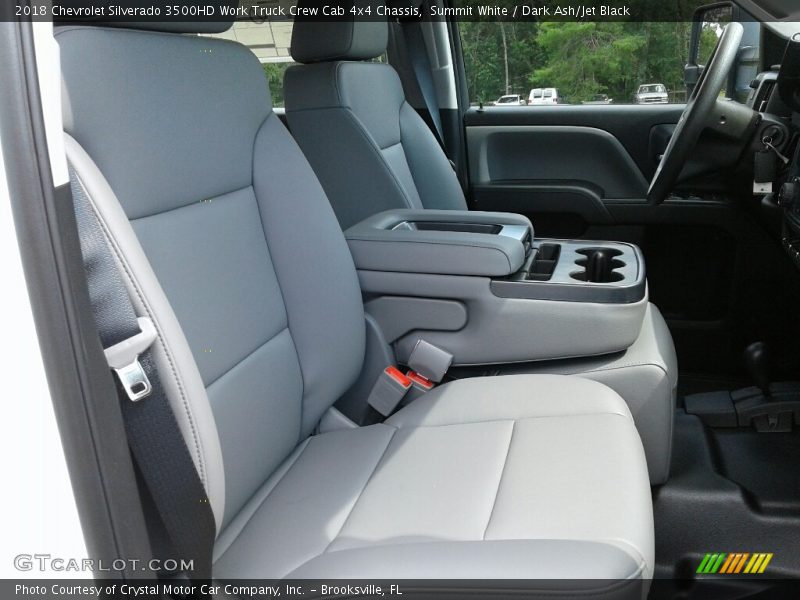 Summit White / Dark Ash/Jet Black 2018 Chevrolet Silverado 3500HD Work Truck Crew Cab 4x4 Chassis