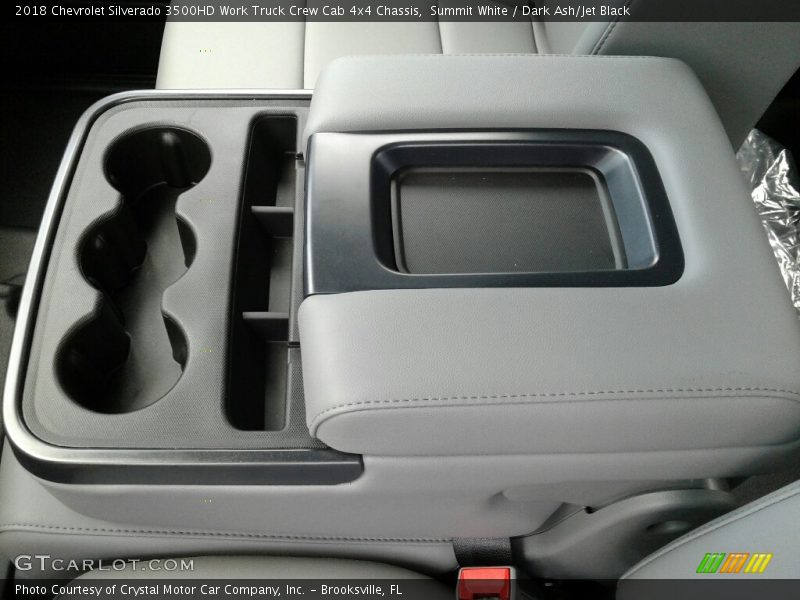 Summit White / Dark Ash/Jet Black 2018 Chevrolet Silverado 3500HD Work Truck Crew Cab 4x4 Chassis