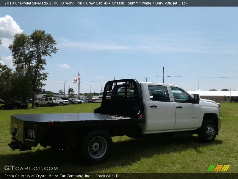 Summit White / Dark Ash/Jet Black 2018 Chevrolet Silverado 3500HD Work Truck Crew Cab 4x4 Chassis