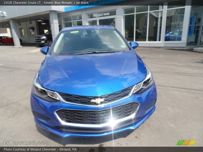 Kinetic Blue Metallic / Jet Black 2018 Chevrolet Cruze LT
