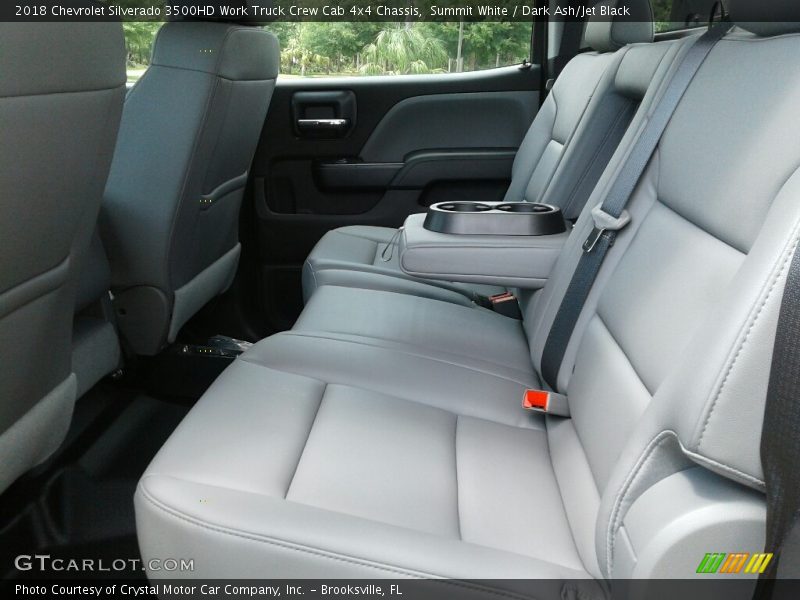 Summit White / Dark Ash/Jet Black 2018 Chevrolet Silverado 3500HD Work Truck Crew Cab 4x4 Chassis