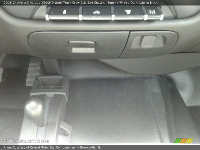 Summit White / Dark Ash/Jet Black 2018 Chevrolet Silverado 3500HD Work Truck Crew Cab 4x4 Chassis