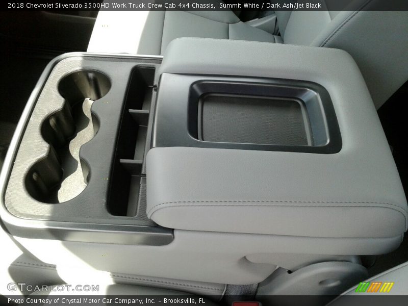 Summit White / Dark Ash/Jet Black 2018 Chevrolet Silverado 3500HD Work Truck Crew Cab 4x4 Chassis