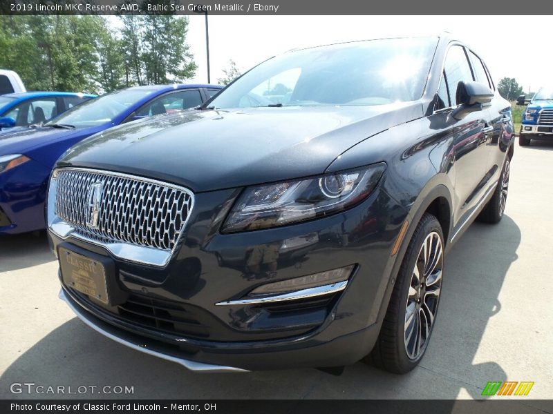 Baltic Sea Green Metallic / Ebony 2019 Lincoln MKC Reserve AWD