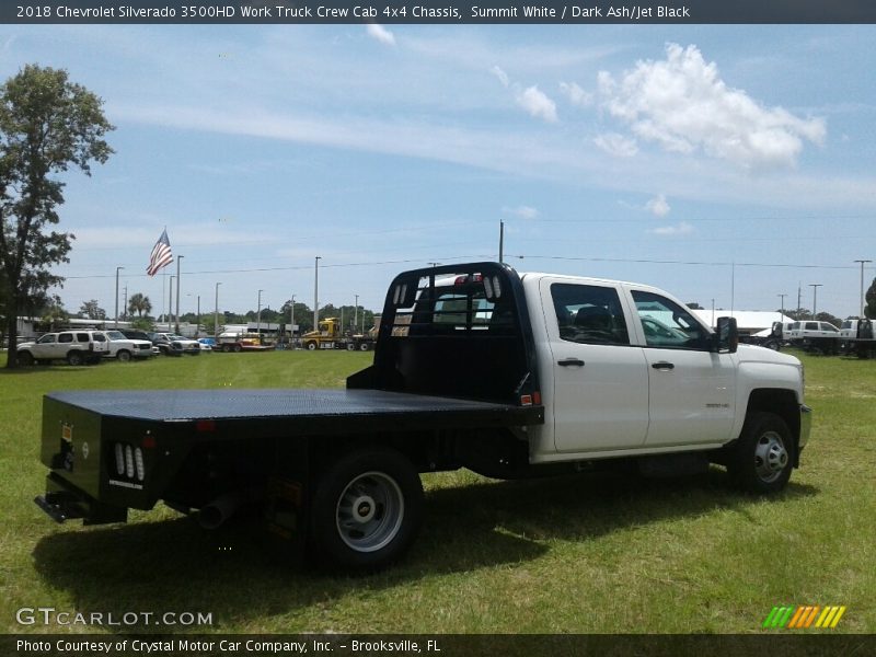 Summit White / Dark Ash/Jet Black 2018 Chevrolet Silverado 3500HD Work Truck Crew Cab 4x4 Chassis