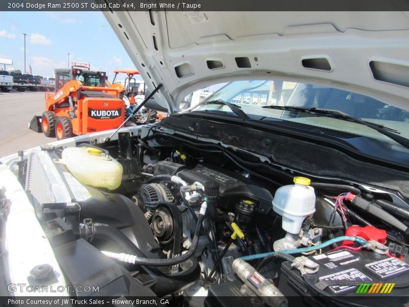 Bright White / Taupe 2004 Dodge Ram 2500 ST Quad Cab 4x4