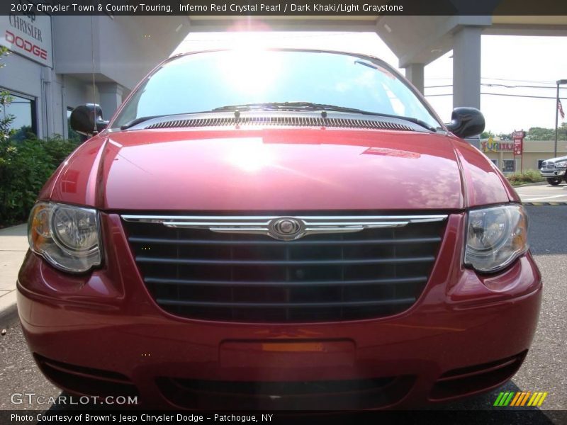 Inferno Red Crystal Pearl / Dark Khaki/Light Graystone 2007 Chrysler Town & Country Touring