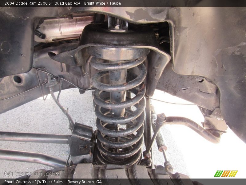 Bright White / Taupe 2004 Dodge Ram 2500 ST Quad Cab 4x4