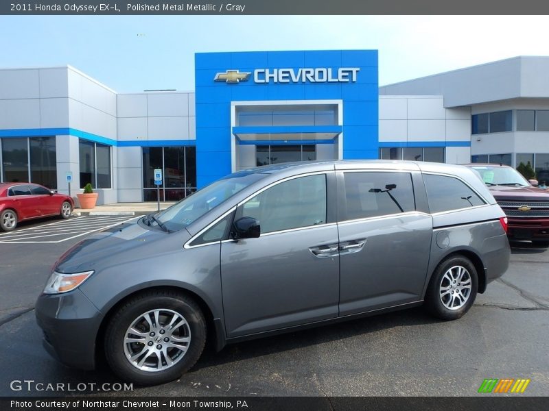 Polished Metal Metallic / Gray 2011 Honda Odyssey EX-L