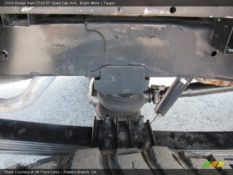 Bright White / Taupe 2004 Dodge Ram 2500 ST Quad Cab 4x4
