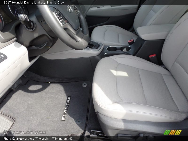 Black / Gray 2017 Hyundai Elantra Limited